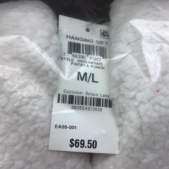 JENNI Women's Printed Short Sherpa Hooded Robe - Picture 5 of 6